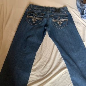Rock revival straight jeans size 34x30. In good condition